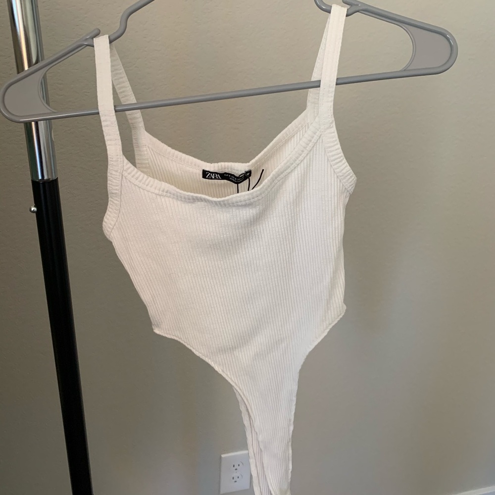 Zara high leg bodysuit new